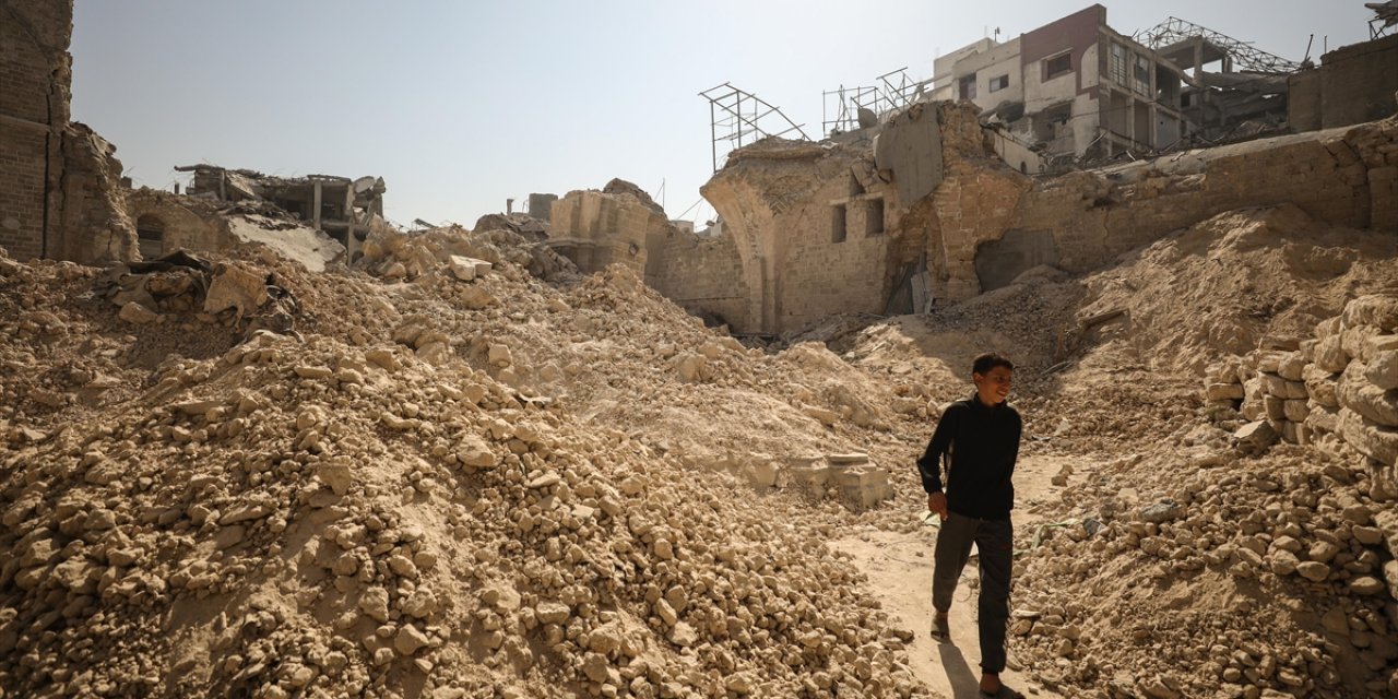 Gazze'de İsrail Saldırılarında Yıkılan Memlüklü Mirası Es-Semra Hamamı Restore Ediliyor