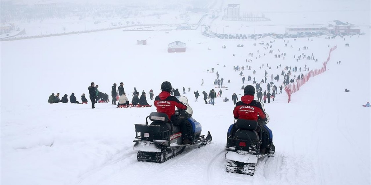 Muş'ta Kayakseverlerin Güvenliği Jak Timine Emanet