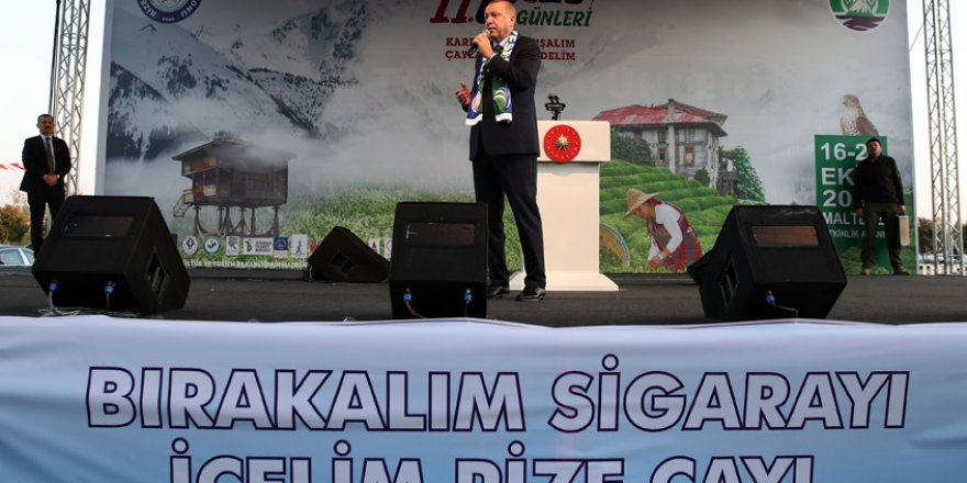 Erdoğan "Türk Milleti’nin başını daima dik tutacağız"