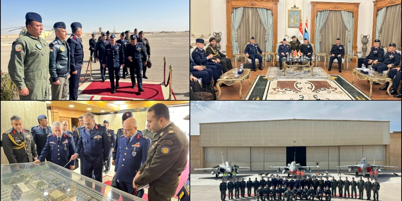 Hava Kuvvetleri Komutanı Orgeneral Kadıoğlu, Mısır'da Mevkidaşı Tümgeneral Saqr İle Görüştü