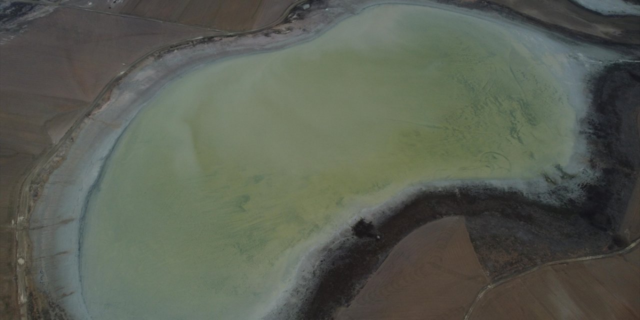 Konya'daki Küçük Göl 4 Yıl Aradan Sonra Su Tutmaya Başladı