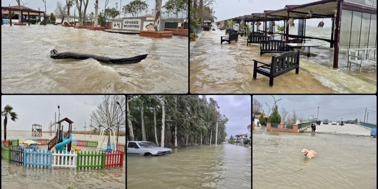 Köyceğiz'de Lodos Ve Göl Seviyesinin Yükselmesi Yaşamı Olumsuz Etkiliyor