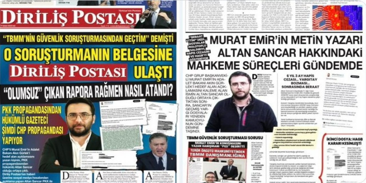 “TBMM’NİN Güvenlik Soruşturmasından Geçtim” Demişti. Oysa Altan Sancar’ın Güvenlik Soruşturması Olumsuz Çıktı.