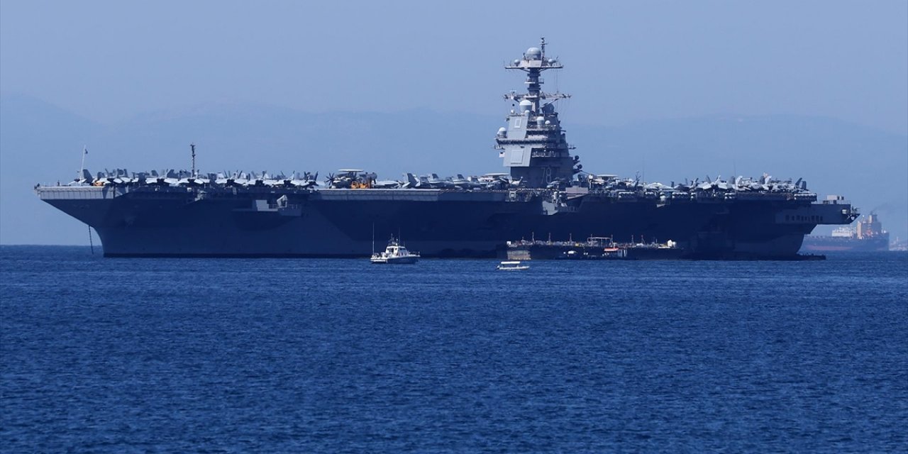 İran'la Gerilimin Ardından Trump'ın Bölgeye Gönderdiği ABD Uçak Gemisi Ford, Cebelitarık Boğazı'nı Geçti
