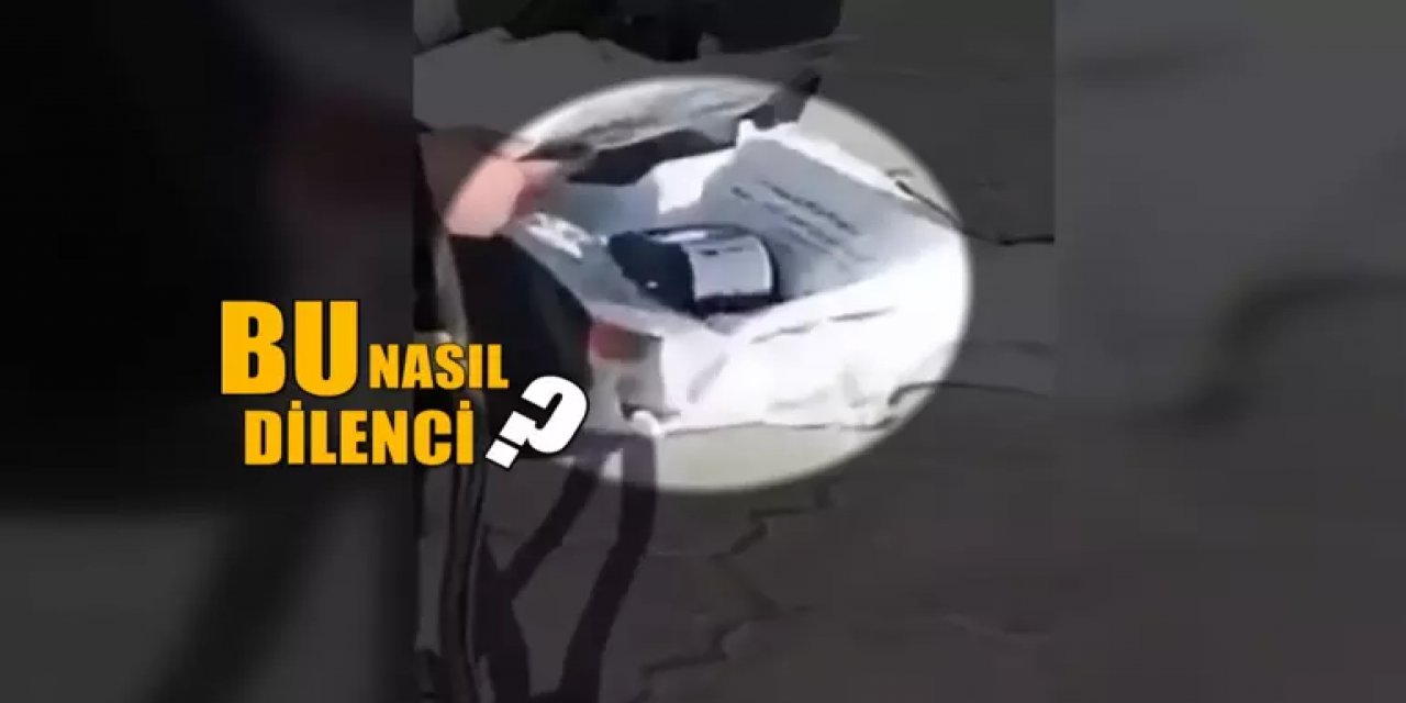 Pos Cihazlı Dilenci “Pes artık" Dedirtti