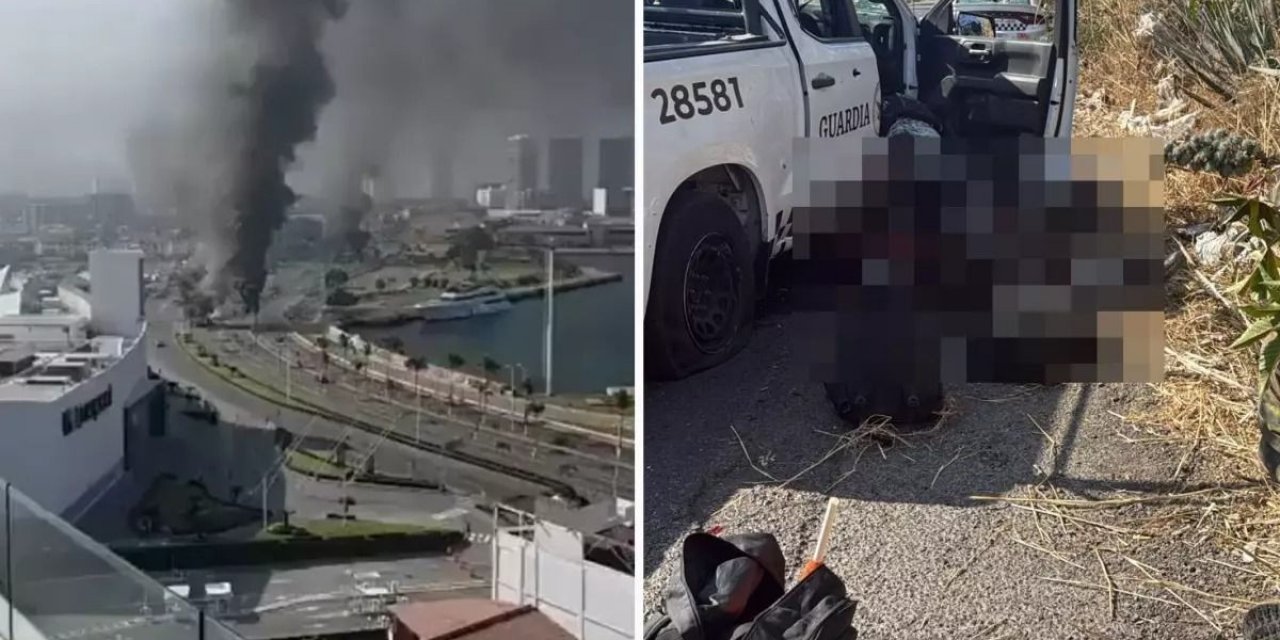 İşte Cehenneme Dönene Meksika'dan İlk Görüntüler! Yol Kenarı Cesetlerle Dolu...