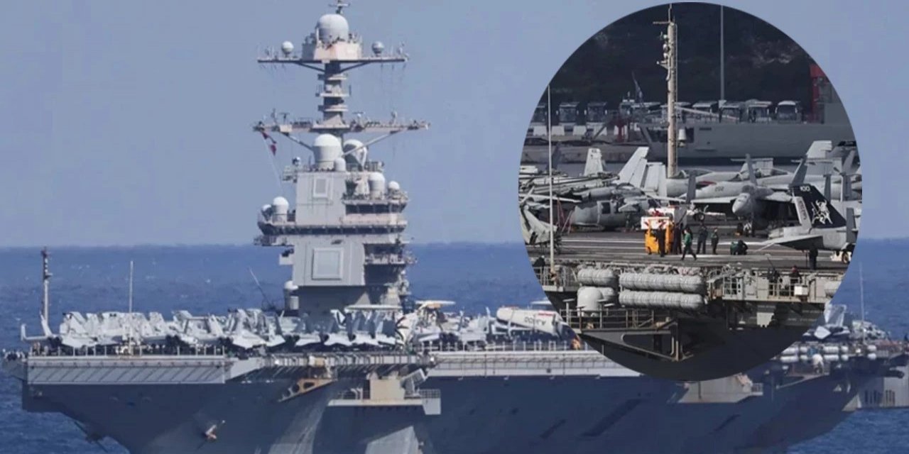 Dev Gemi Girit'te: İran'a Bir Tehdit Daha