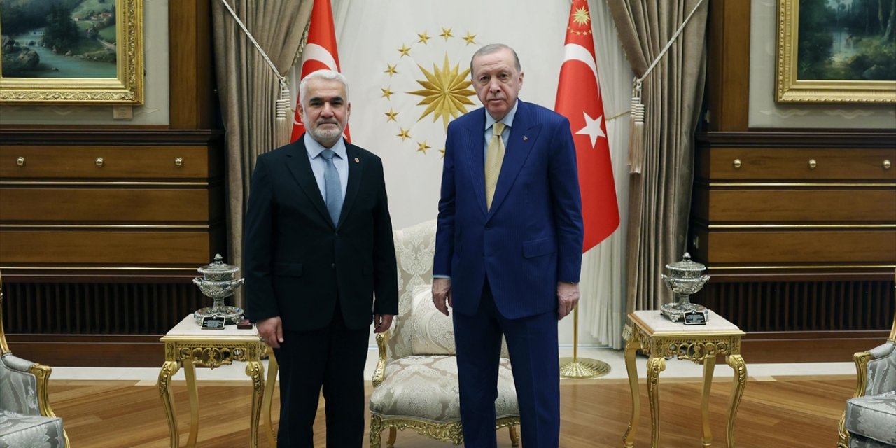 Cumhurbaşkanı Erdoğan, Hüda Par Genel Başkanı Yapıcıoğlu'nu Kabul Etti