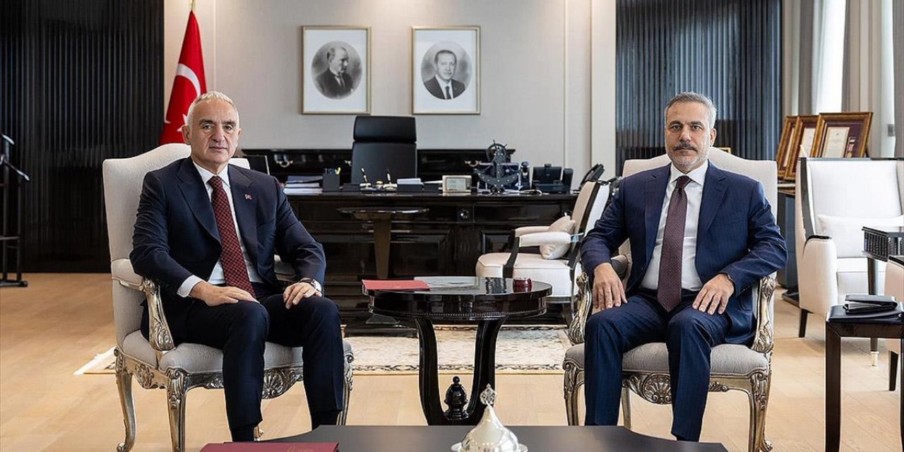 Dışişleri Bakanı Fidan, Kültür Ve Turizm Bakanı Ersoy İle Görüştü