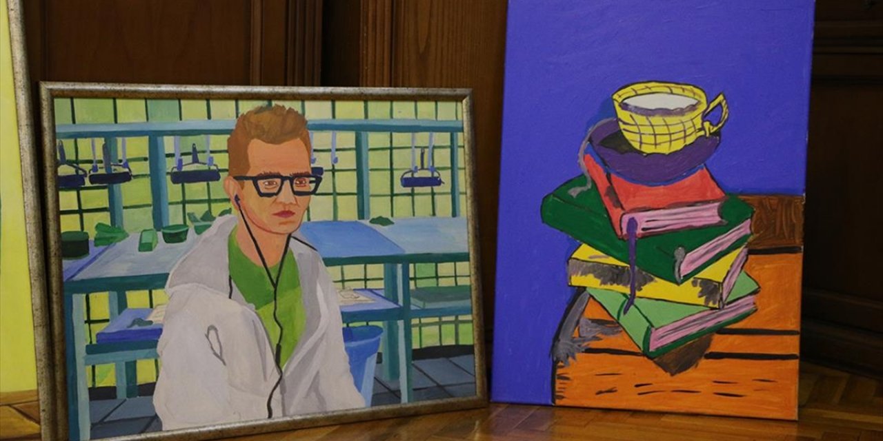 Otizmli Genç Sanatçı Alp Eren Candan Hayallerini Tuvale Taşıyor