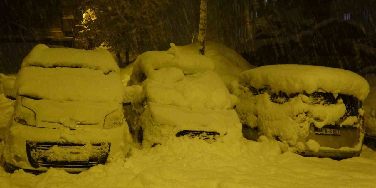Bitlis’te Kent Merkezi Beyaza Büründü