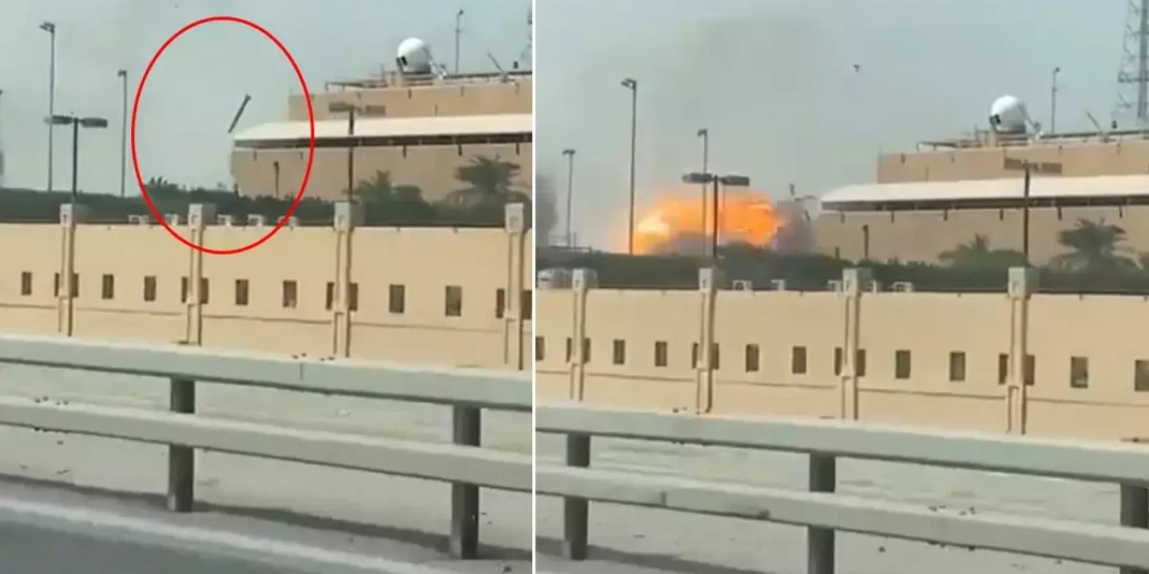 ABD Donanma Üssünün Vurduğu Anlar Kamerada