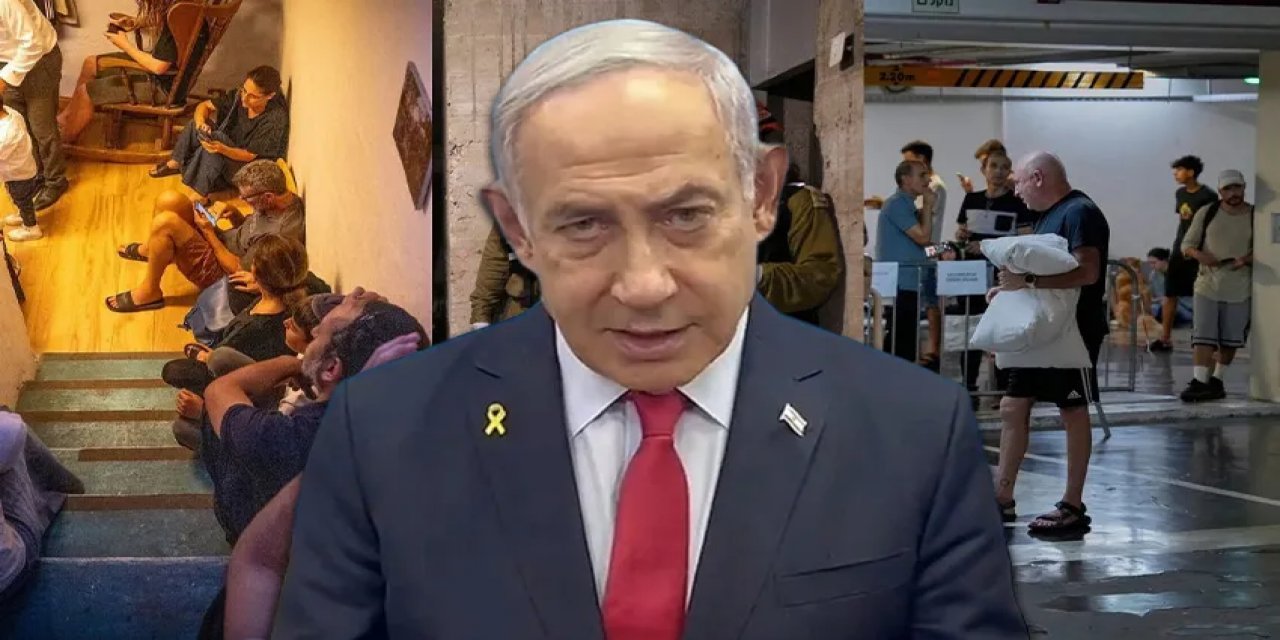 İsrail Halkı Sığınaklara İndi... Netanyahu Bakın Hangi Ülkeye Sığındı!