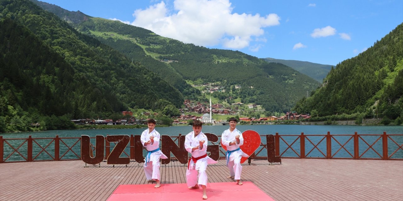 Trabzon'un Turizm Noktaları Spor Gösterilerine Sahne Oldu