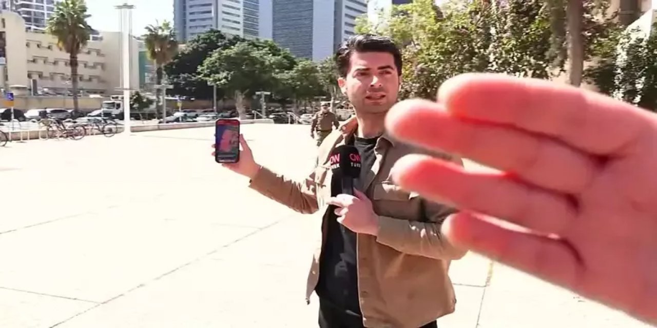 Son Dakika... İsrail'de CNN TÜRK Ekibinin Yayınına Müdahele!
