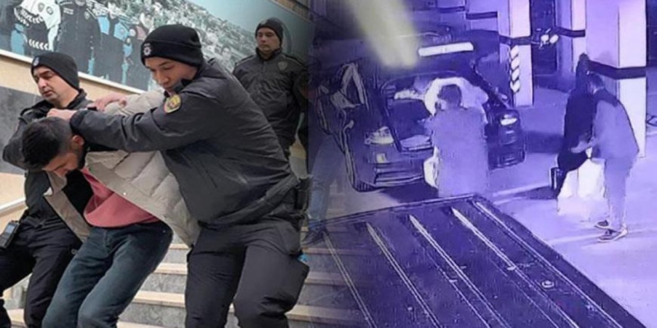 İş İnsanına Otoparkta İnfaz!