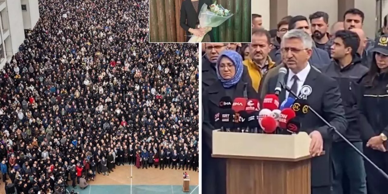 Millî Eğitim Bakan Yardımcısı Dr. Nazif Yılmaz, Fatma Öğretmenin Cenazesinde Konuştu