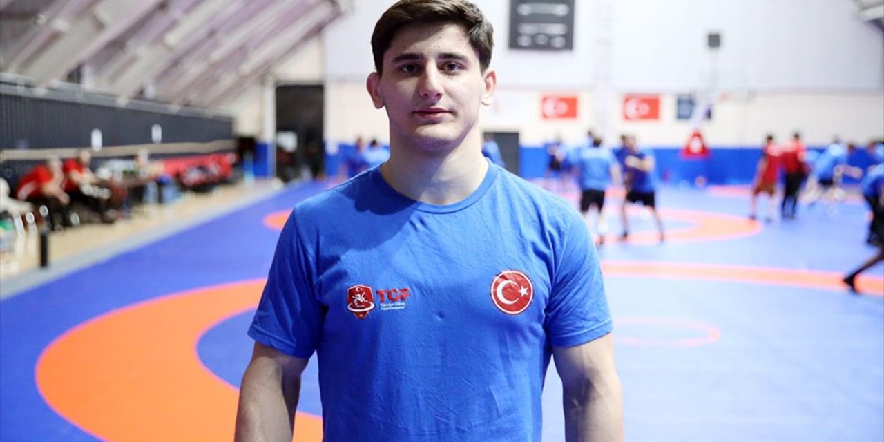 Milli Güreşçi İbrahim'in Hedefi 23 Yaş Altıdan Sonra Büyüklerde Avrupa Şampiyonluğu
