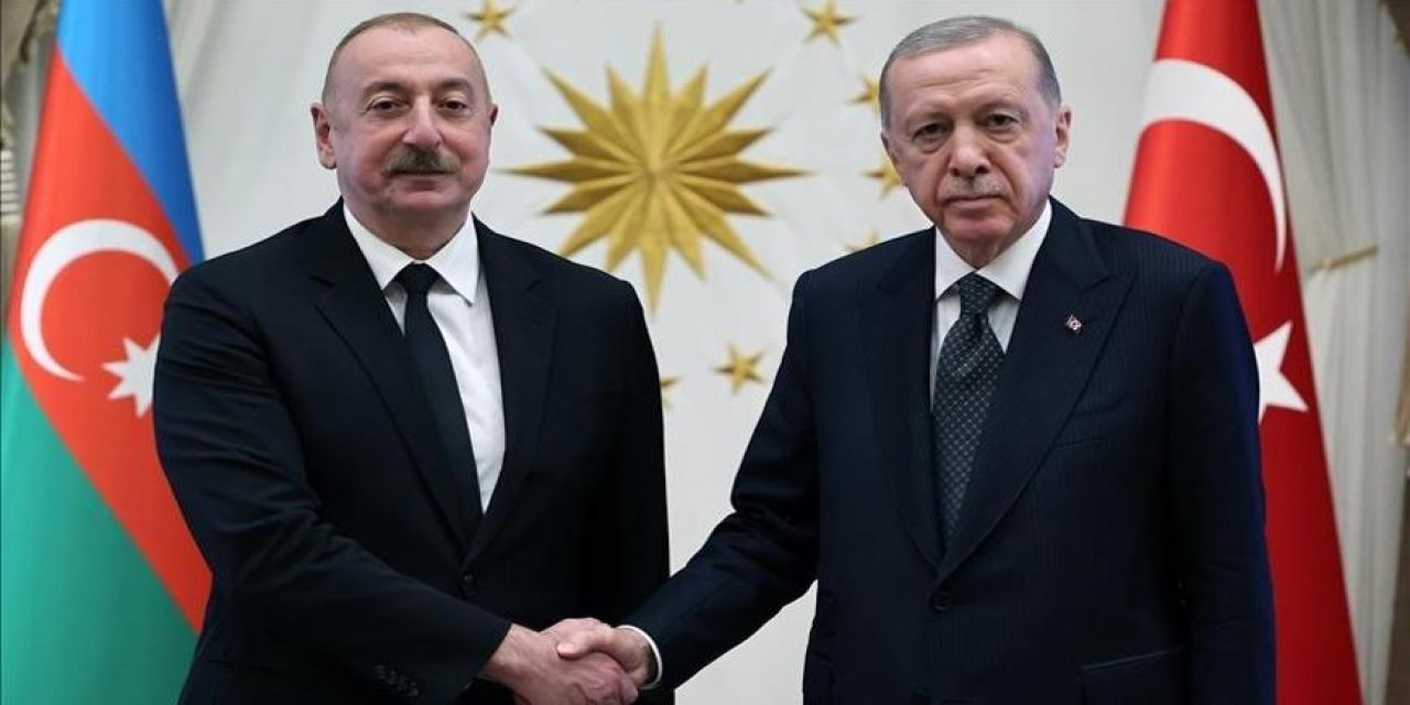Cumhurbaşkanı Erdoğan, Azerbaycan Cumhurbaşkanı Aliyev ile Görüştü