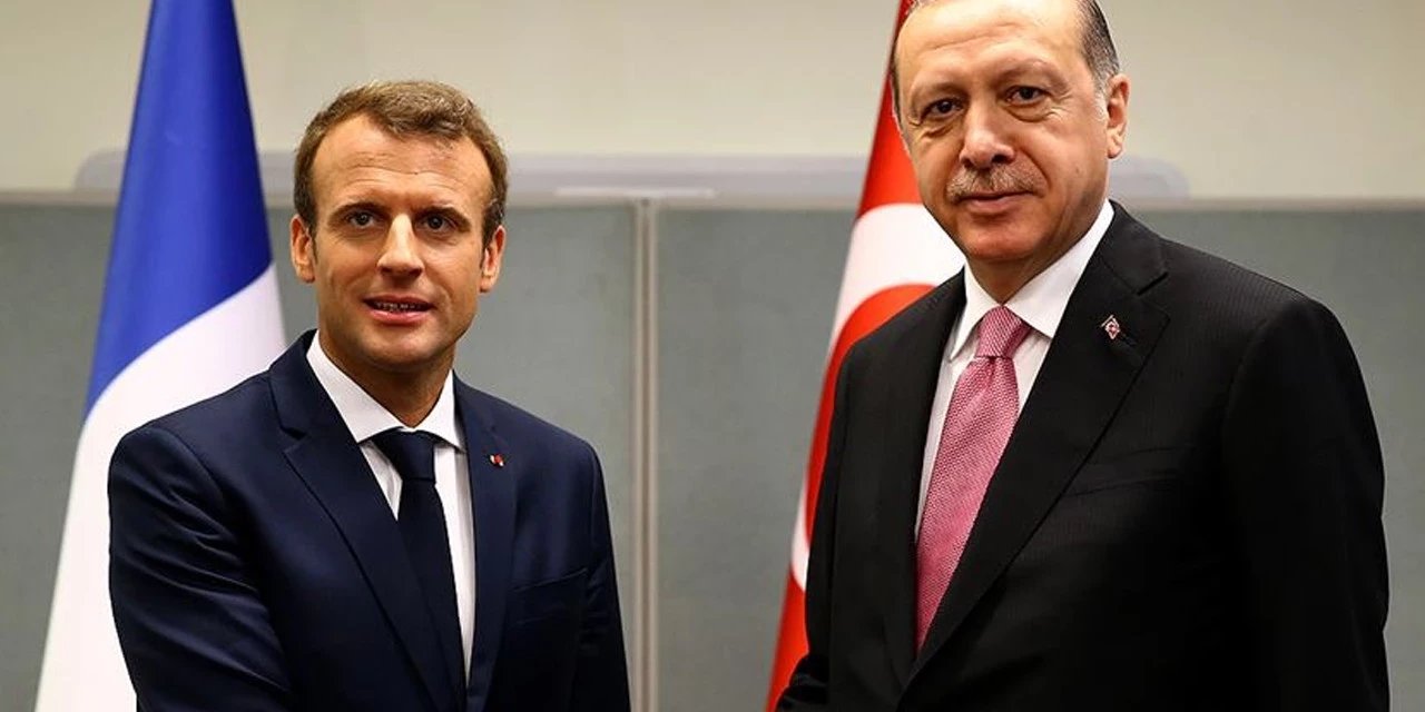 Cumhurbaşkanı Erdoğan, Macron İle Görüştü