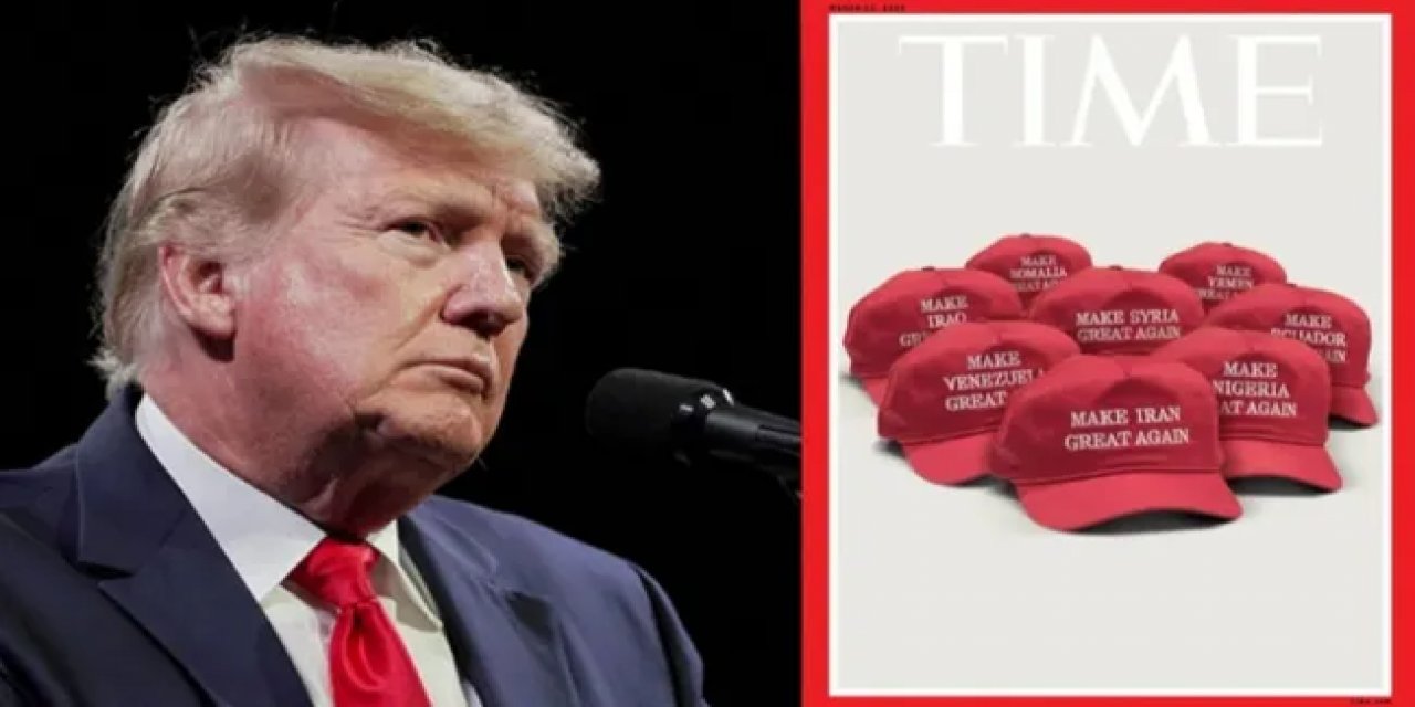 TIME Dergisinden Trump'a Göndermeli Kapak: "Make Iran Great Again"