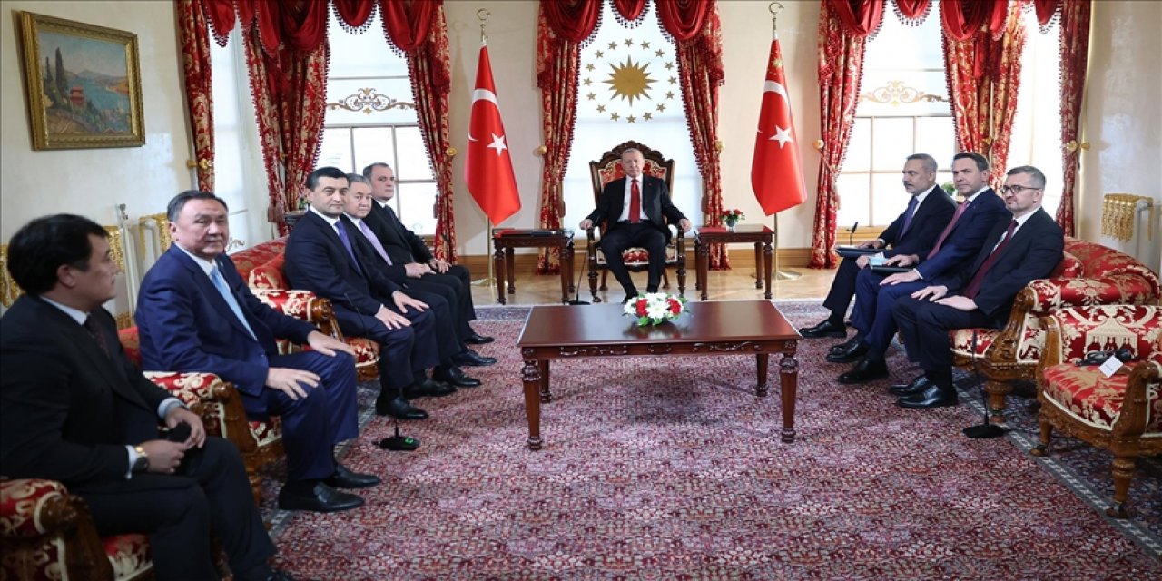 Cumhurbaşkanı Erdoğan, Türk Devletleri Teşkilatı Heyetini Kabul Etti