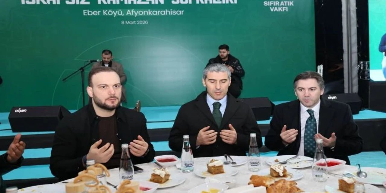 Sıfır Atık Vakfı'nın "İsrafsız Ramazan Sofraları" Projesinin İkinci Durağı Afyonkarahisar Oldu