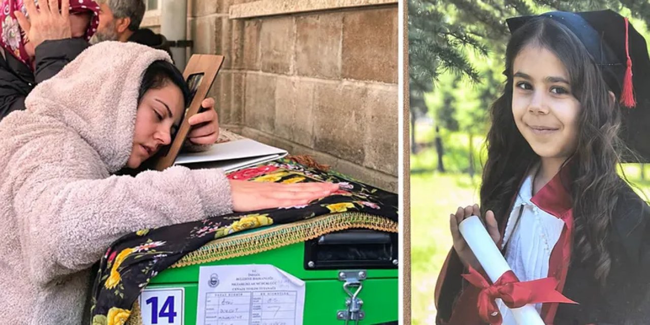 El Freni Çekilmeyen Araç Küçük Öykü'yü Hayattan Kopardı: Anne, Tabut Başında Gözyaşlarına Boğuldu