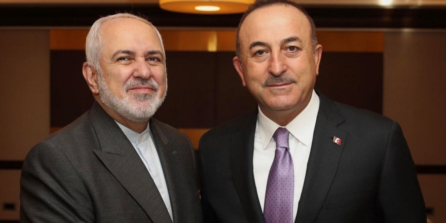 Çavuşoğlu İranlı Mevkidaşı Zarif İle Görüştü