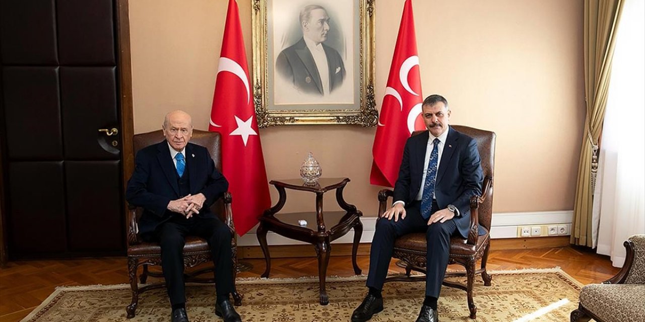 İçişleri Bakanı Çiftçi, Mhp Genel Başkanı Bahçeli'yi Ziyaret Etti