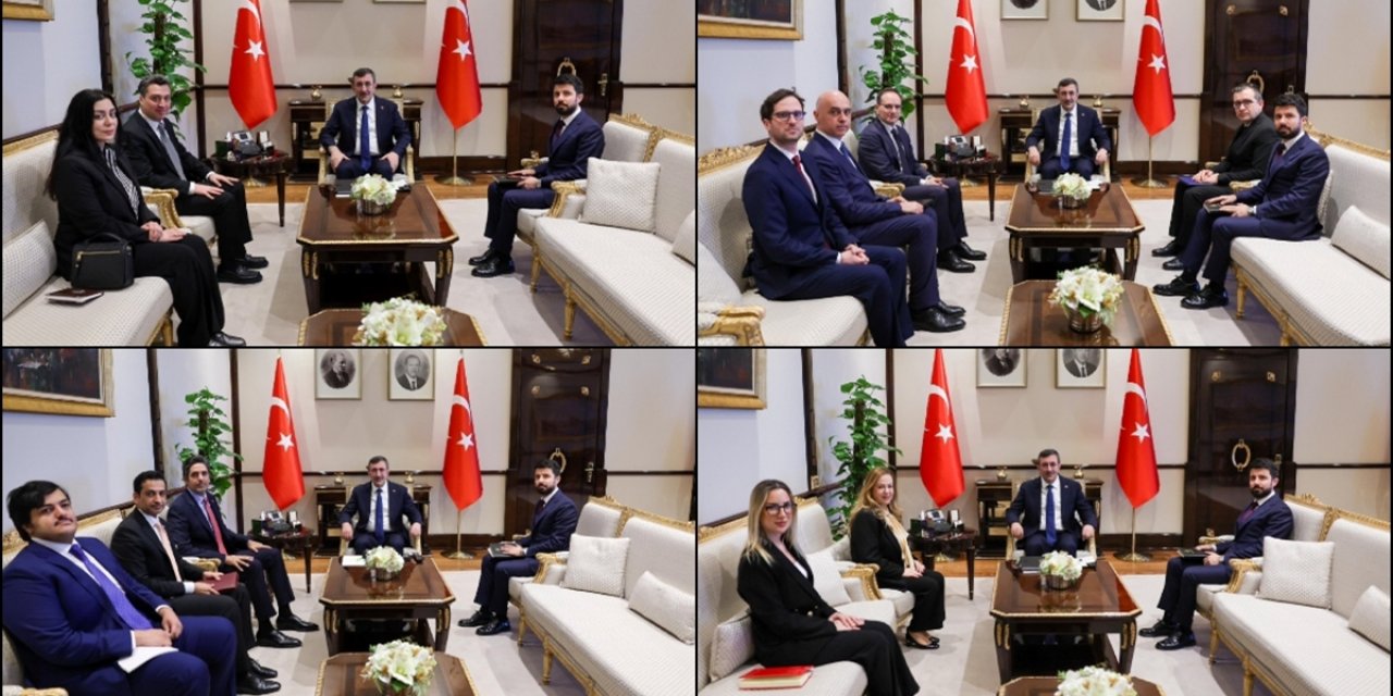 Cumhurbaşkanı Yardımcısı Yılmaz, 4 Ülkenin Büyükelçisini Kabul Etti
