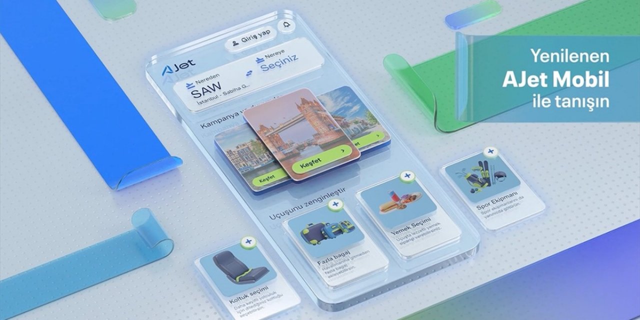 Ajet'in Mobil Uygulaması Yenilendi