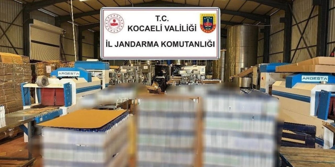 Kocaeli'de 40 Milyon TL Değerinde Sahte Şampuan Operasyonu