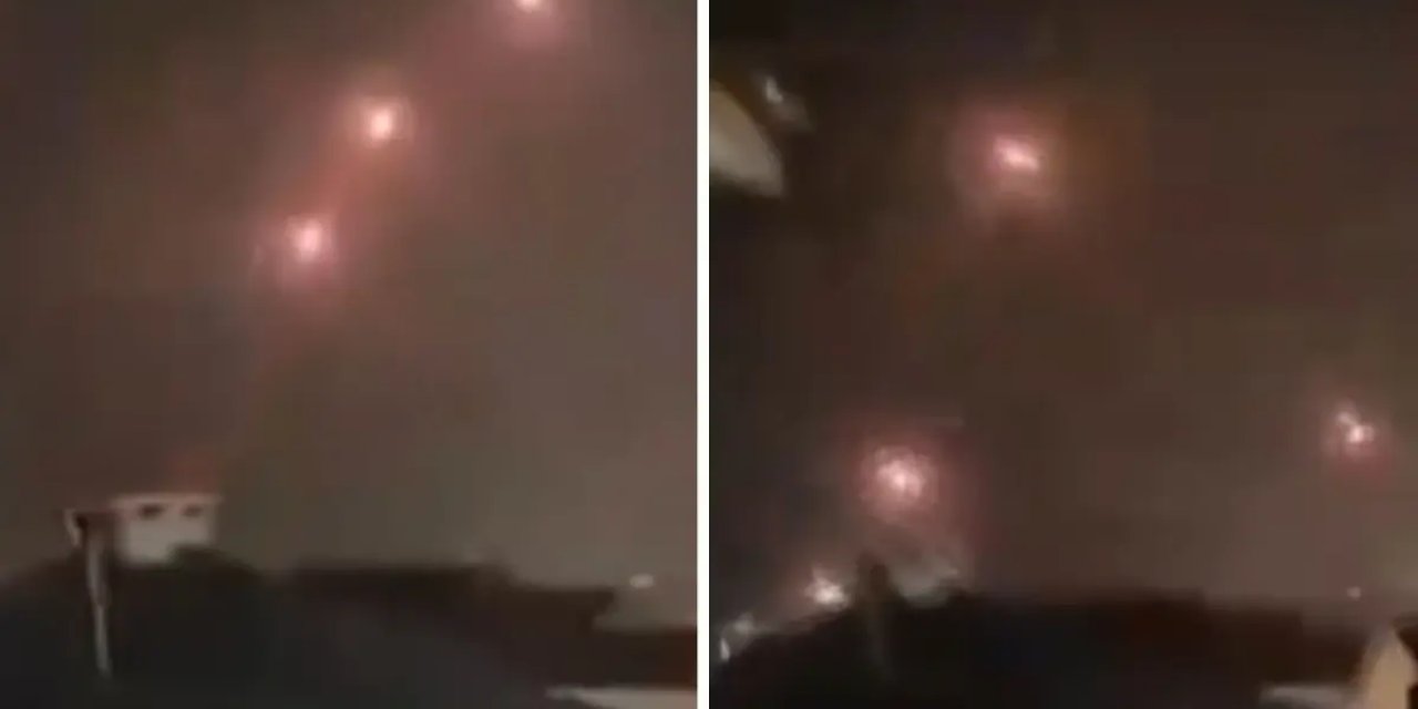 Hizbullah'dan İsrail'e Roket Saldırısı! Gökyüzü Aydınlandı