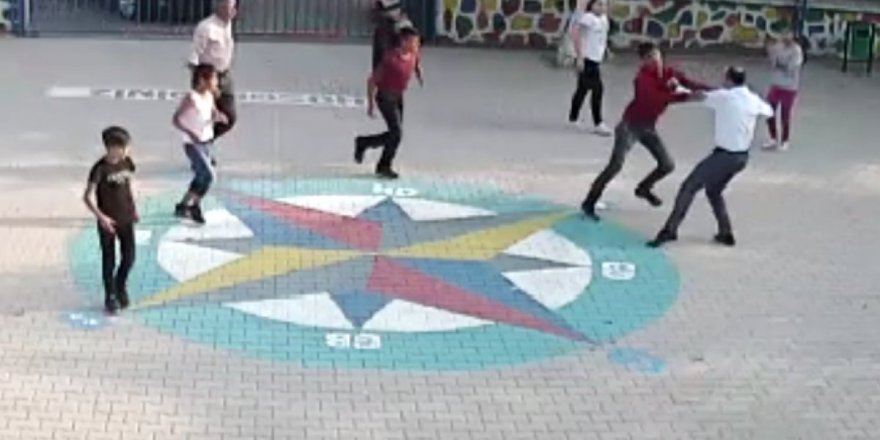 Diyarbakır'da öğretmene dayak kamerada