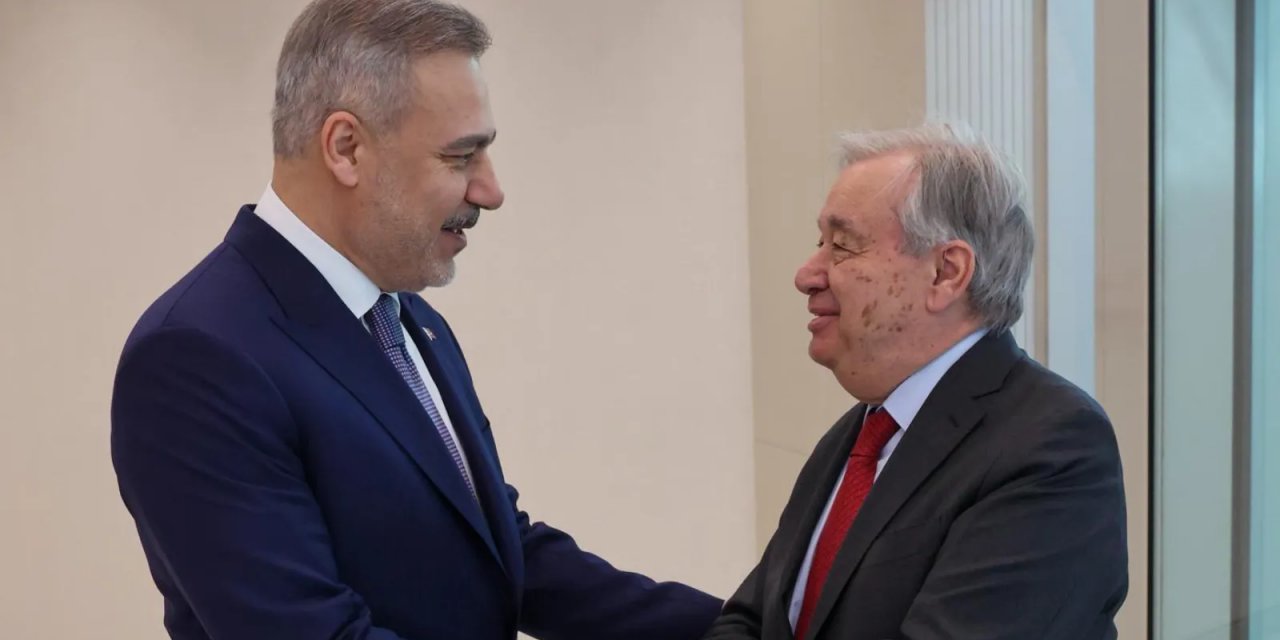Dışişleri Bakanı Fidan, BM Genel Sekreteri Guterres'i Ağırladı