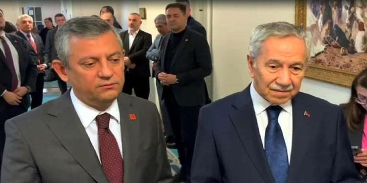 Özgür Özel'den Bülent Arınç'a İade-i Ziyaret! İBB Davası Sorusuna Manidar Yanıt