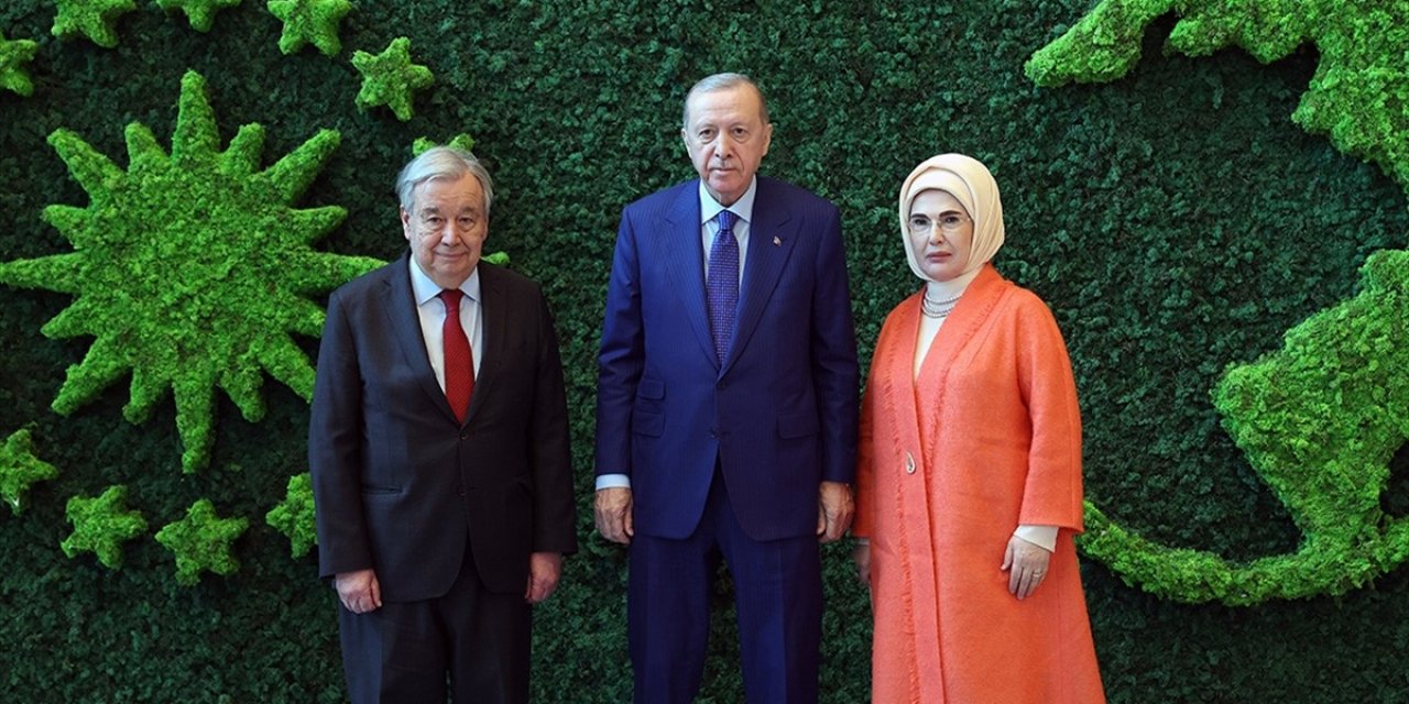 Emine Erdoğan'dan BM Genel Sekreteri Guterres'e Verilen Ödüle İlişkin Paylaşım