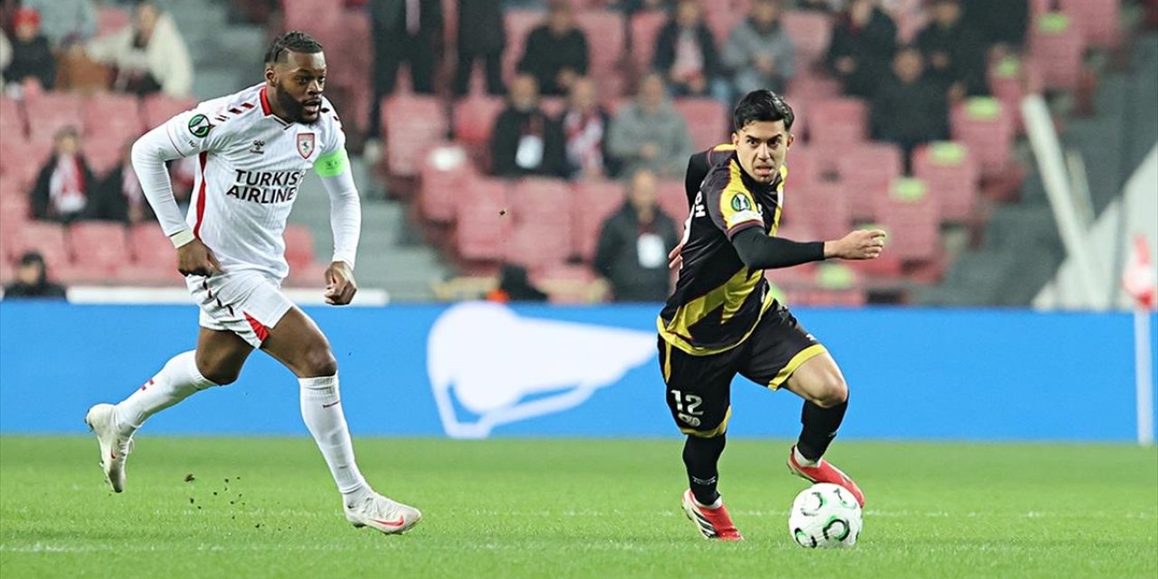 Samsunspor, Uefa Konferans Ligi Son 16 Turu İlk Maçında İspanya Temsilcisi Rayo Vallecano'ya Yenildi
