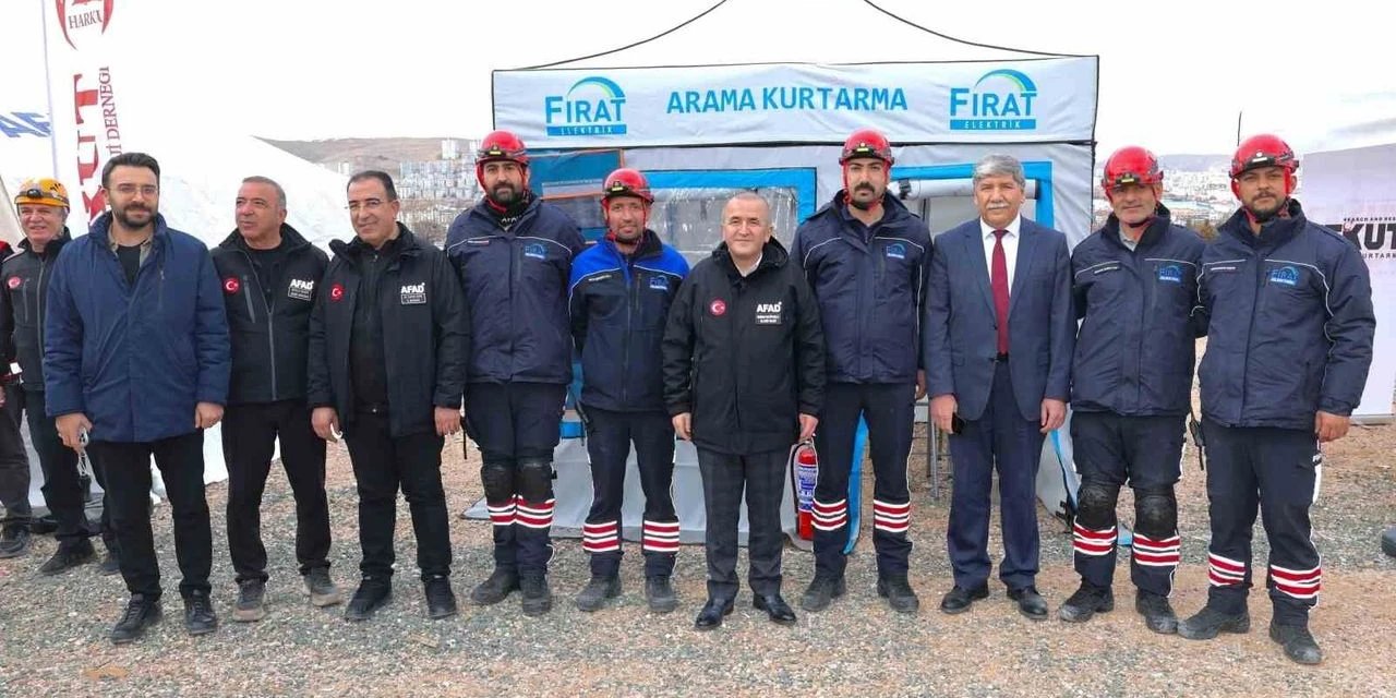 Fırat Edaş Arama Kurtarma Ekibi Afad'ın Deprem Tatbikatına Katıldı