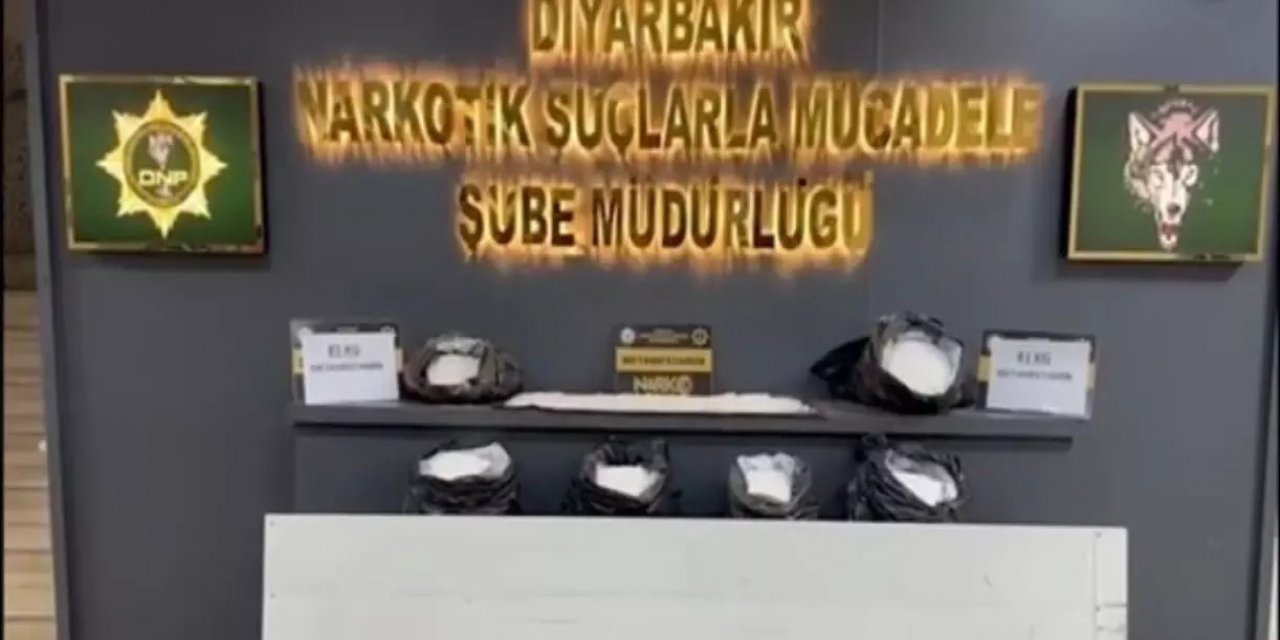 Diyarbakır'da 81 Kilogram Metamfetamin Ele Geçirildi