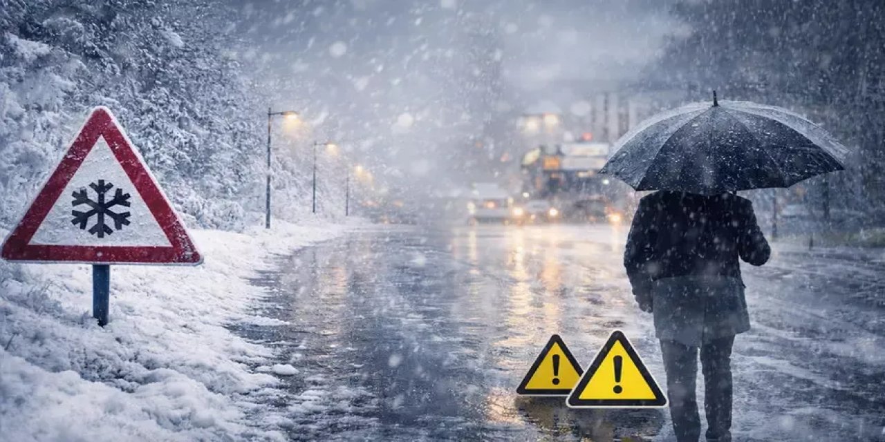 Meteoroloji'den 24 İlde Kar Uyarısı!