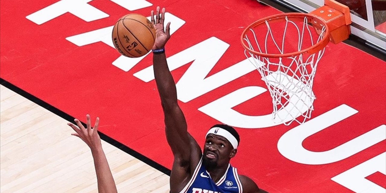 Nba'de 76ers, Adem Bona'nın "Double-Double"a Yaklaştığı Maçta Nets'i Yendi