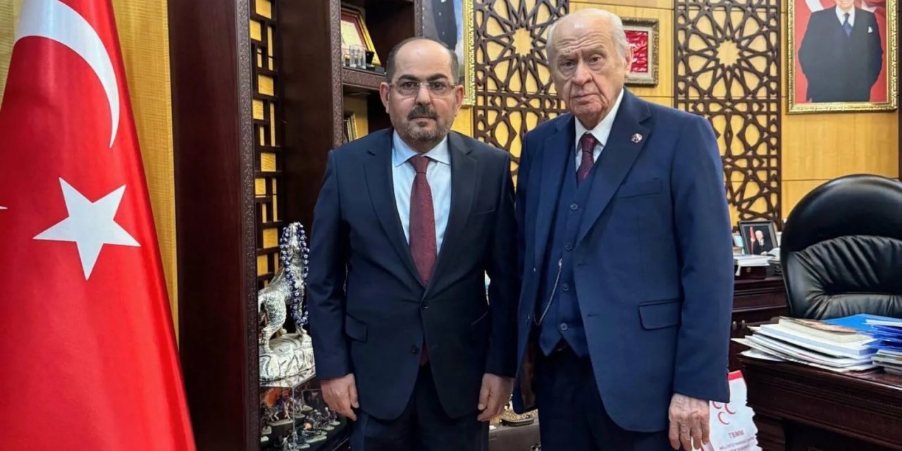 Suriye Türkmen Meclisi Başkanlığına Seçilen Abdurrahman Mustafa'ya Bahçeli'den Tebrik Telefonu