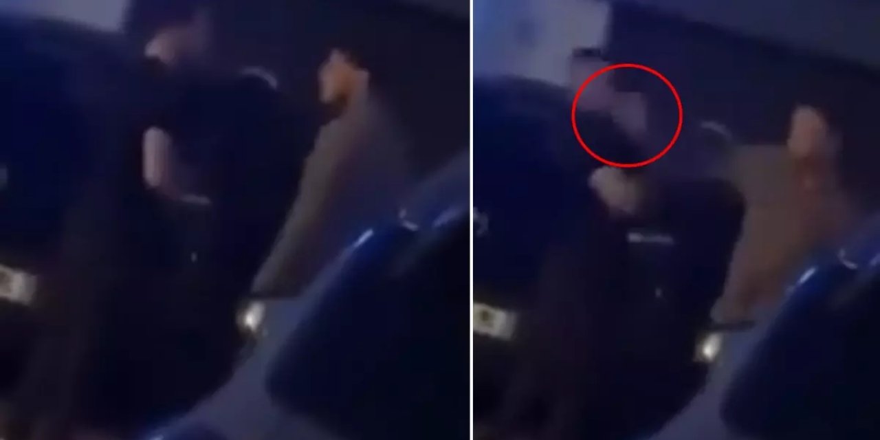 Kavga Sırasında Atılan Sert Tokat Şahsı Yerden Yere Vurdu