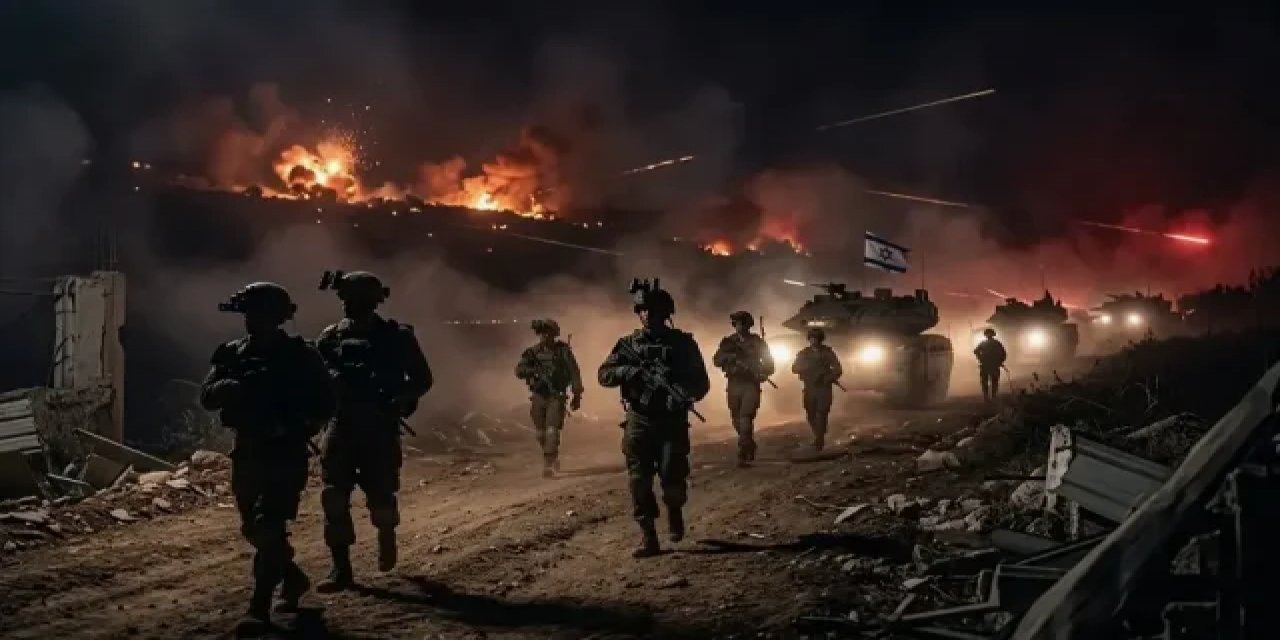 İsrail'in Lübnan'a Düzenlediği Kara Harekatından İlk Görüntü
