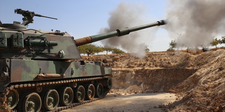 Teröristlerden Taciz Ateşi