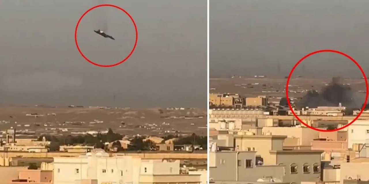 Kuveyt'te "Dost Ateşiyle" Düşürülen ABD Savaş Uçağının Görüntüleri Ortaya Çıktı