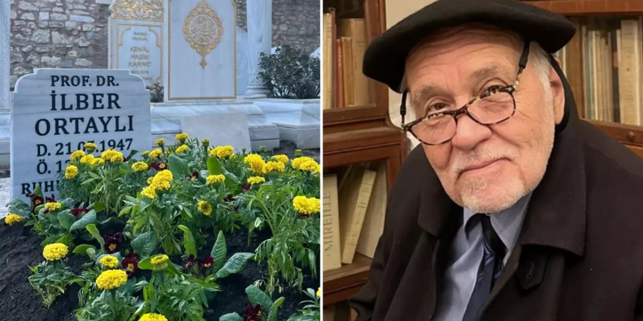 İlber Ortaylı'nın Kabrine Ana Vatan Toprağı Döküldü