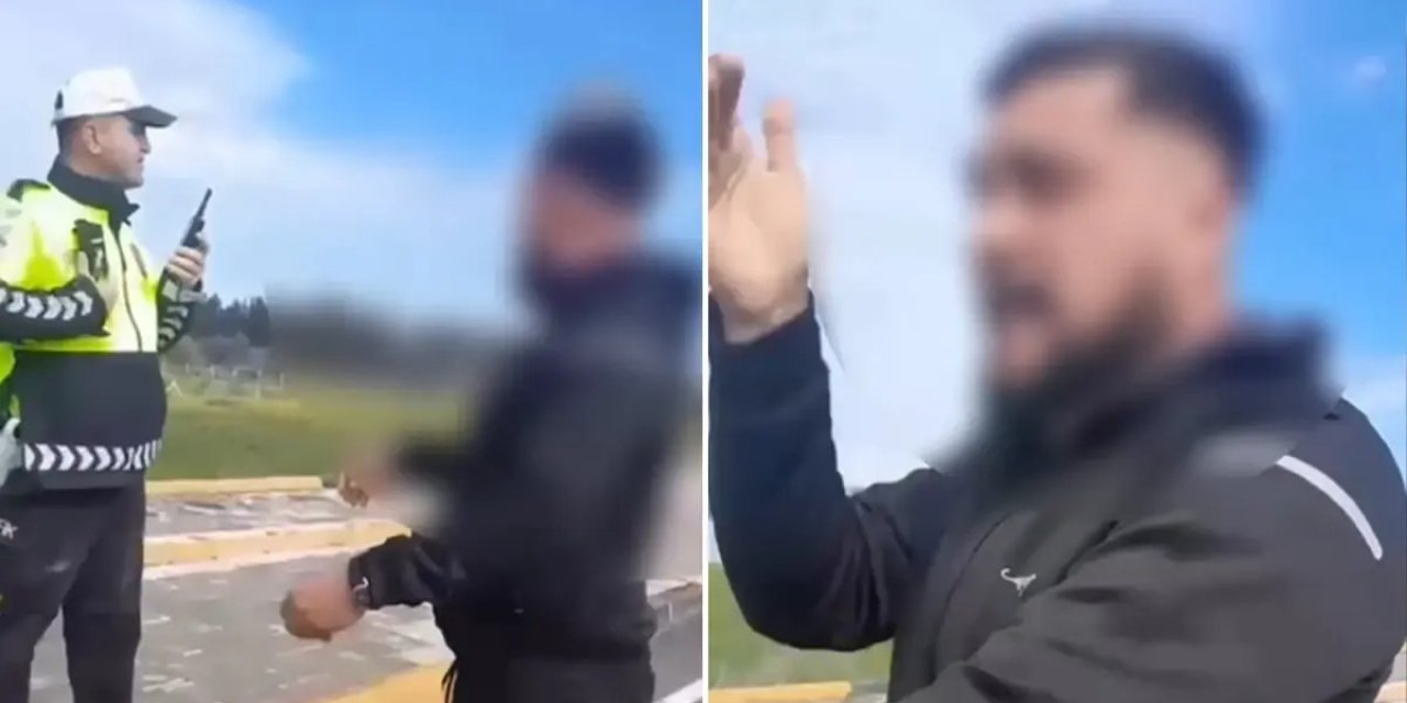 200 bin TL Ceza Yiyen Sürücüden Küstah Sözler: Polislerden de Tiksindik